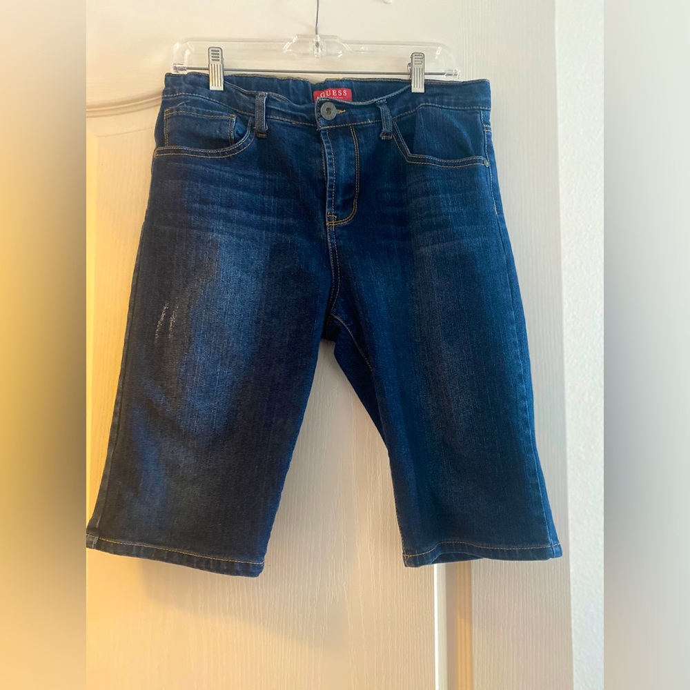 Boys size 18 Guess denim jean shorts